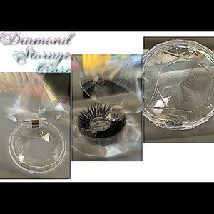 Diamond eyelash storage case bundle